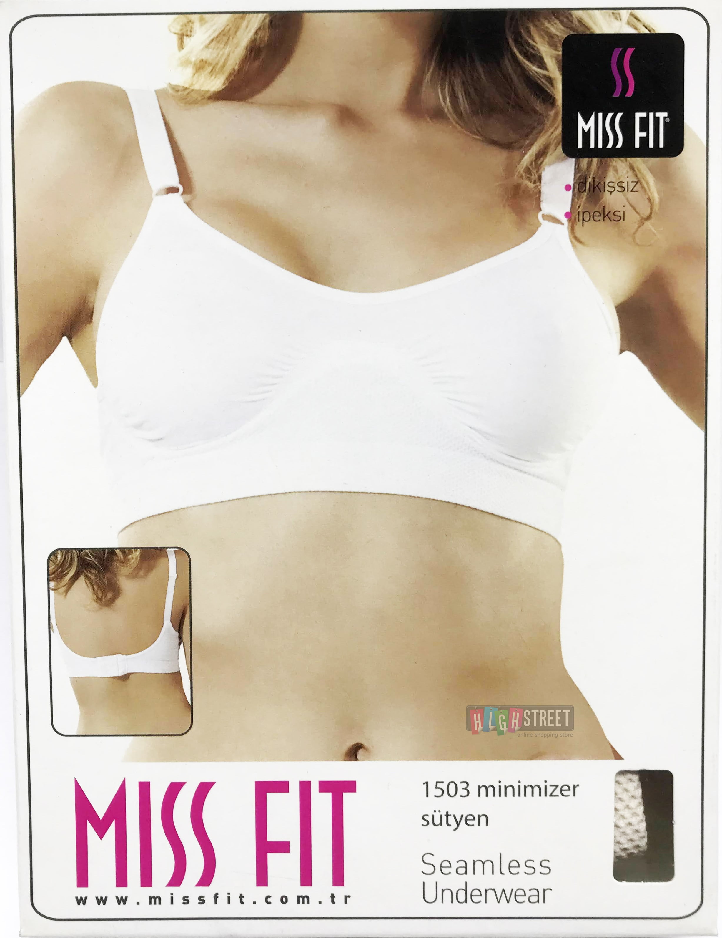 MISS FIT- Women Minimiser Shaping Bra with Adjustable Straps-1503